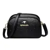 Bolso de Hombro de Nuevo Temperamento para Mujer Transfronterizo, Bolso Cruzado Sencillo y Versátil de Madre de Mediana Edad con Relieve de Moda, Casual Multicapa