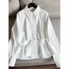 Nuevo Modelo 2026: Camisa Holgada de Cintura Ajustable, Cárdigan, Top, Chaqueta para Mujer al por Mayor H05GT80579