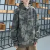 Otoño 2020 ins Retro Estilo Harajuku Herramientas Camuflaje Suéter para Hombre Estilo Coreano Suelto Trendy Todo-fósforo Chaqueta para Pareja