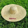 Proteção ao Trabalho Adulto Chapéu de Palha Chapéu de Palha de Agricultor Pode Ser Impresso Suprimentos de Verão Estilo Pastoral Chapéu de Palha Tecido de Palha Aba Larga LOGO