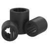 Anillo de Fibra de Carbono de PTFE Resistente a la Corrosión Anillo de Relleno para Equipo Químico de PTFE Cuatro-Flúor Piezas Especiales de Plástico Teflón