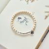 Pulseira mista de cerâmica Jingdezhen estilo étnico fresca para estudantes, temperamento fofo, pulseira feminina tecida à mão