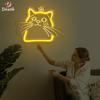 Luz Decorativa de Dibujos Animados Transfronteriza Luz de Neón USB Luz Decorativa LED Hecha por Popular Luz de Ambiente LED para Interiores Una Pieza Personalizada