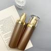Fabricante OEM de Cosméticos Botella Triangular Personalizada para Loción Esencia Producto para el Cuidado de la Piel Presión Rellenable Botella de Plástico 120ml