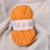 Hilo de Hilo de Hielo de Terciopelo de Nube Tejido a Mano Hilo Grueso DIY Bufanda de Tejido para Bebé Hilo para Cojín de Asiento de Muñeca Hilo para Zapatos de Ganchillo
