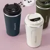 Taza de café transfronteriza con hielo, taza americana de acero inoxidable de doble capa con aislamiento al vacío, taza de agua portátil de alto valor para coche, logo