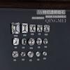 Qingmei flash explosivo boutique circonita inferior súper brillante decoración de diamante para uñas carbono alto transparente cuadrado grueso azúcar de roca ovalado circonio