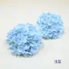 Sensación simulada hortensia material de pegamento suave grande 176 pétalos hortensia decoración de pared de fondo de boda flor de guía de carretera arreglo floral
