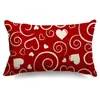 Funda de Almohada para el Día de San Valentín Transfronteriza, Decoración de Ambiente Festivo, Funda de Cojín para Sofá del Hogar, Funda de Cojín para Dormitorio con Estampado de Amor