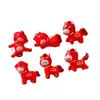 Accesorios de Resina DIY de Dibujos Animados Adornos de Caballo de la Suerte de Año Nuevo Pinzas para el Cabello de Crema Accesorios para Funda de Teléfono Llavero