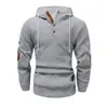 Otoño e Invierno Nuevo Transfronterizo Europeo y Americano Amazon Sudadera con Capucha Jacquard de Color Sólido para Hombre Top Deportivo Casual Holgado Chaqueta
