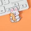 Ins estilo desenhos animados bonito broche acrílico urso coelho crachá roupas saco acessórios pequenas joias atacado