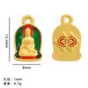Color Tradicional Dorado Mate para Joyería, Esmalte Conservante del Color, Adornos de Pájaros Azul-Dorado, Tara Blanca, Bodhisattva Ksitigarbha, Dios de la Riqueza, Piezas de Accesorios para Manualidades