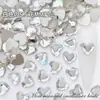 5.5*6mm Coração de Pêssego Manicure Diamante Formato de Coração Fundo Plano Diamante de Formato Especial Vidro Unhas Usáveis Unhas DIY Manicure Joias Atacado