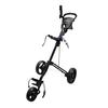 Suministro Directo de Fábrica Carro Trolley de Tres Ruedas para Bolsa de Pelotas de Golf Plegable Almacenamiento Carro de Mano para Jalar Bolsa de Golf