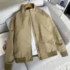 Jaqueta estilo americano com gola alta tri-proof para homens e mulheres, top funcional para o outono, jaqueta bomber com estrutura de retalhos de marca da moda