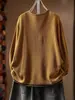 Tops para mujer 2026 nueva moda de otoño, estilo coreano súper elegante, adecuados para figuras petite, camiseta de punto de manga larga MT