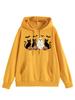 Amazon Transfronterizo Otoño e Invierno Nuevo Suéter con Capucha de Manga Larga Estampado Navideño Gato Fantasma Calabaza Murciélago Estampado Distintivo