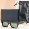 Gafas de Sol Prismaticas Retro de Diseñador de Lujo Mismo Modelo para Hombres y Mujeres Moda Pasarela Gafas de Sol Uv400 Oeri146