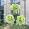 Huaxigou 2025 Nuevos Productos Primavera y Verano Serie Verde Económico Boda Boda Flores Artificiales Mayoreo
