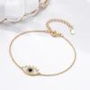 Nova pulseira Olho de Diabo moda versátil gota de óleo Zircônia com diamante Europeia e Americana mais vendida pulseira de esmalte com temperamento atacado