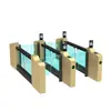 Torniquete de doble puerta AB, utilizado para control de acceso en áreas confidenciales, previniendo el acceso de acompañantes y proporcionando paso rápido; sistema de control de acceso por reconocimiento facial y RFID