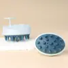 Nuevo Cepillo de Champú de Silicona Estilo Coreano con Cabezal de Masaje Manual Peine Meridianos para Limpiar el Cuero Cabelludo y Material Biodegradable para Uso en Casa