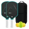 Set Completo de Pala de Pickleball de Fibra de Carbono T700, Raqueta de Pickleball Avanzada, Adecuada para Competición de Pickleball y Niños