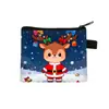 Porta-moedas de Natal Infantil Mais Vendido, Porta-cartões de Poliéster Fofo para Alunos do Ensino Fundamental, Mini Bolsa de Armazenamento Portátil, Venda por Atacado Transfronteiriça