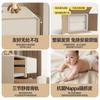 Mesita de noche, Gabinete de almacenamiento pequeño de madera maciza para dormitorio, Mesa de centro pequeña, Gabinete de mesita de noche, Cajón de almacenamiento para apartamentos pequeños, Uso en el hogar