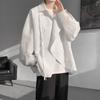 Camisa Branca Texturizada Masculina Sentido de Primavera Plunk Homens Bonitos Casaco Masculino Novo Estilo Chinês Estilo Nacional Tamanho Grande Camisa Masculina