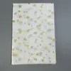 Flor de Colza Pera de Nieve Papel Ins Estilo Papel de Regalo de Alta Gama Envoltura de Flores Tamaño Pequeño Papel de Copia Floral Barato