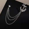 Moda Europeia e Americana Coroa Corrente Masculina Broche Acessório de Terno Personalidade Casaco de Noite Franja Emblema Atacado