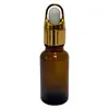 Botella Marrón a Prueba de Luz para Aceite Esencial 5-100ml, Botella Dispensadora con Gotero 30ml 50ml, Botella con Bomba Spray Cosmética para Esencia