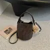 Bolsa Saco Shuai Mi Jia para o Dia a Dia 2026 Outono Nova Bolsa de Palha de Nicho Bolsa de Mão Bolsa Transversal de Ombro Único