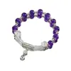 Pulseira Ruyi Colher Flor de Cerejeira Roxa Super Fada Design Mori Ins Doce de Fada Presente para Namorada Pulseira