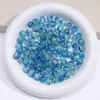 Nuevas Cuentas de Hielo Rachado de Tres Colores de 10 mm Cuentas de Vidrio Hechas a Mano Cuentas Sueltas Accesorios para Joyería DIY Pulsera Material para Collar