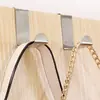 Gancho Trasero para Puerta de Gabinete de Acero Inoxidable Gancho Creativo sin Clavos Detrás de la Puerta Perchero sin Rastro Colgar Ropa Sin Rastro Sin Clavos