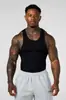 Chaleco acanalado de seda helada tejido nuevo Youngla para hombre, chaleco deportivo de fitness, mallas para correr, baloncesto, entrenamiento