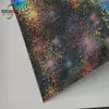 Placa de Flor Láser con Gradiente Suave Hoja de Lata Yuan Shen Animación Bidimensional Insignia Brillante Papel de Almohadilla Delgado