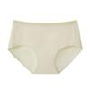 Ropa interior de verano de algodón puro de cintura media para mujer, sin marcas, tallas grandes, con capas, antibacteriana, transpirable, con entrepierna.