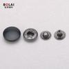 Botões de Pressão de Cobre 831/633 em Estoque de Três Peças para Jaquetas de Algodão, Botões de Pressão para Casacos, Botões de Metal