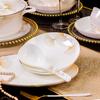 Juego Completo de Vajilla de Cerámica: Tazones, Platos y Platos Hondo al por Mayor Juego de Tazón y Palillos de Porcelana Ósea Jingdezhen Tazón de Regalo Recuerdo