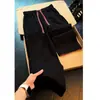 Calça de moletom casual estilo americano color block para homens, com um sofisticado design de perna reta, perfeita para o outono e inverno de 2026
