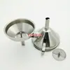 Funil de Aço Inoxidável 304 Fino Lançamento Espessado Não Magnético Vazamento de Óleo Utensílios Domésticos de Cozinha 11cm Filtro de Óleo Vazamento de Vinho
