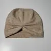 Novo chapéu slouchy de estilo transfronteiriço, chapéu de tricô para outono e inverno, unissex, para circunferência de cabeça grande, cor sólida, chapéu quente para o pós-parto