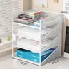 Estante para Archivos Organizador de Escritorio de Oficina Multicapa Clasificación y Organización de Papel A4 Caja de Archivos Almacenamiento Artículo Popular Transfronterizo