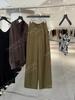 [Recomendación Destacada] 26 Pantalones Casuales de Pierna Recta Largos de Piso, Nueva Colección Primavera Temprana, Mezcla de Bemberg Cupro Modal
