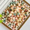 Miçangas de Semente de Bodhi Naturais Atacado, Contas Soltas de Raiz de Bodhi, Acessórios de Contas Redondas, Miçangas Artesanais para DIY, Contas de Oração Budistas, Pulseiras para Mulheres