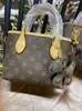 Louis Fanghua Bolso Bandolera Cesta de Verduras Bolso para Mujer 2025 Nuevo Bolso Tote Pequeño Estampado Retro Bolso de Hombro Bolso Cruzado